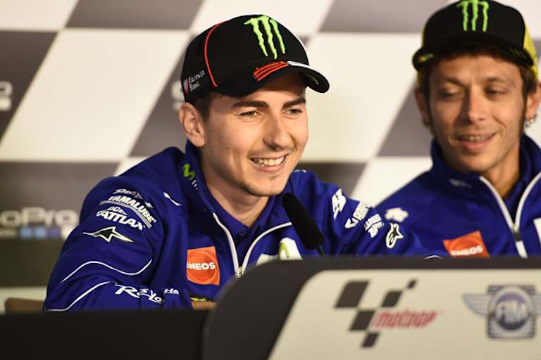 Jorge Lorenzo (li.) zweifelte nie an seinen Fähigkeiten