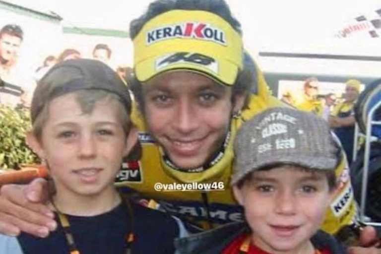 Die Gardner-Jungs posierten einst für ein Bild mit Rossi