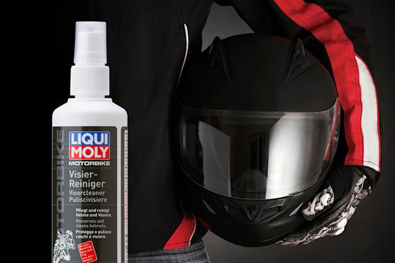 Der prämierte Visierreiniger von Liqui Moly