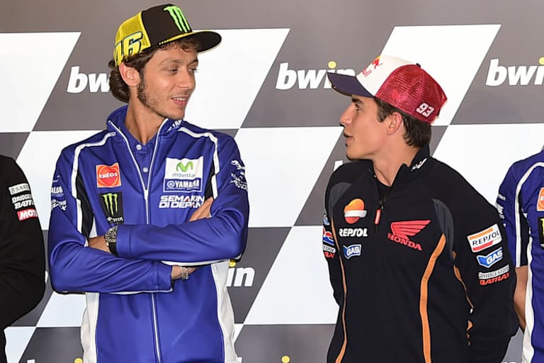 Valentino Rossi und Marc Márquez
