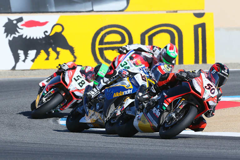 Selten fuhr Sylvain Guintoli (50) in diesem Jahr ganz vorne