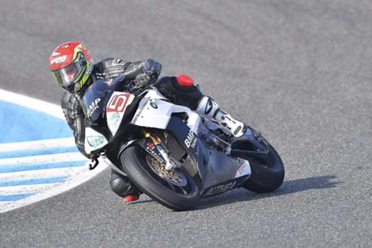 Marco Faccani testete die Althea-BMW in Jerez