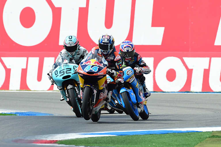 Hat er im Kampf der Moto3-Piloten auch in Sachsen die Nase vorne?