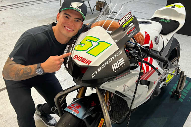 Eric Granado mit der MIE-Honda