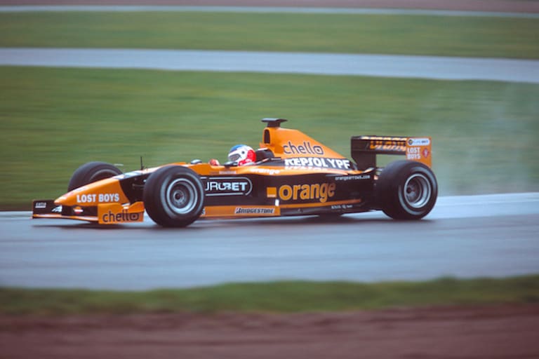 Gastón Mazzacane in Silverstone 2000