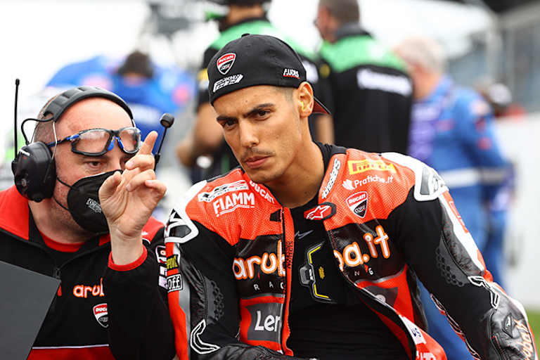 Ducati-Werksfahrer Michael Rinaldi