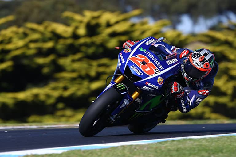 Viñales will im Umgang mit der Yamaha M1 vor allem Jorge Lorenzo nacheifern