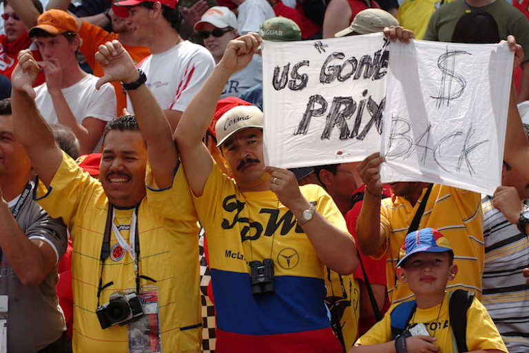 Statt Grand Prix ein Mini Prix – die Fans in Indy 2005 waren stinksauer