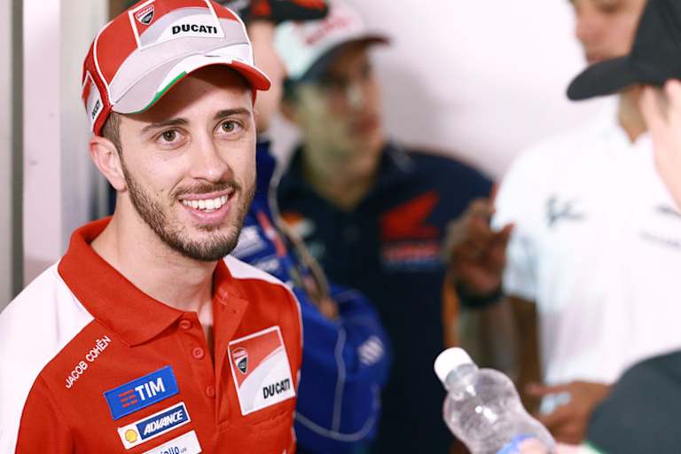 Andrea Dovizioso war im FP1 auf seiner Ducati der schnellste MotoGP-Pilot
