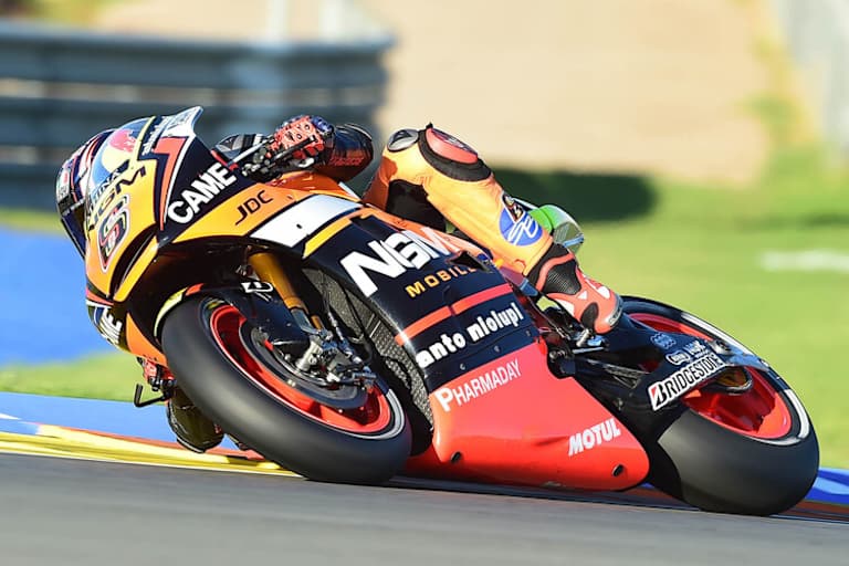 Gutes Gefühl fürs Vorderrad, gute Traktion hinten: Stefan Bradl auf der Yamaha