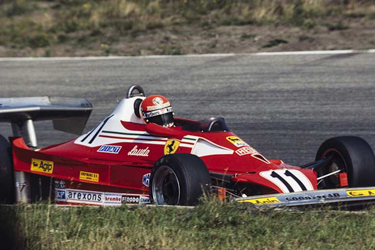 Niki Lauda 1977 in Zandvoort