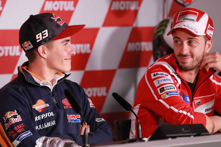 Marc Márquez und Andrea Dovizioso