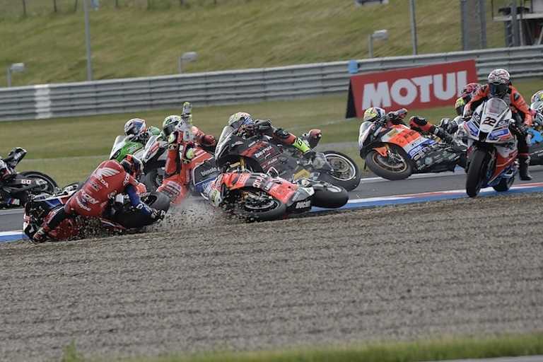 Alvaro Bautista und Xavi Vierge waren aus dem Rennen