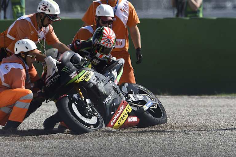 Johann Zarco war nur eines von vielen Sturzopfern in Misano