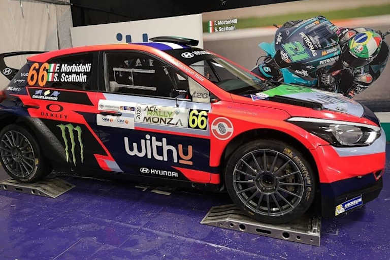 Franco Morbidellis Arbeitsgerät für das Wochenende: Ein Hyundai i20 R5 