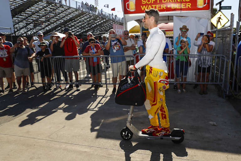 Grosjean 2022 als IndyCar-Fahrer in St. Petersburg (Florida)