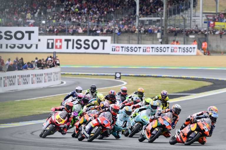 Wie immer: den Fans wurde ein enges Moto3-Rennen geboten