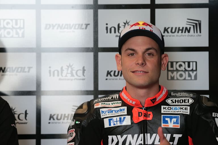 Cortese in der Box des Intact-Team