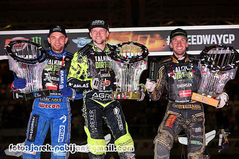Die Top-3 von Togliatti: Zmarzlik, Laguta und Thomsen (v.l.)