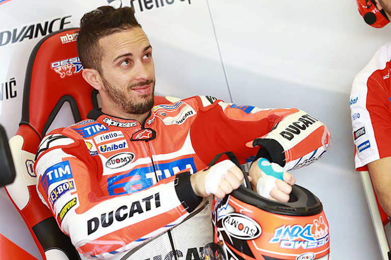 Andrea Dovizioso wird am Sonntag von der Pole-Position starten