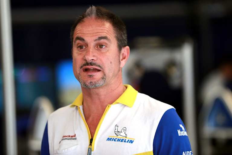 Michelin-Reifentechniker Piero Taramasso