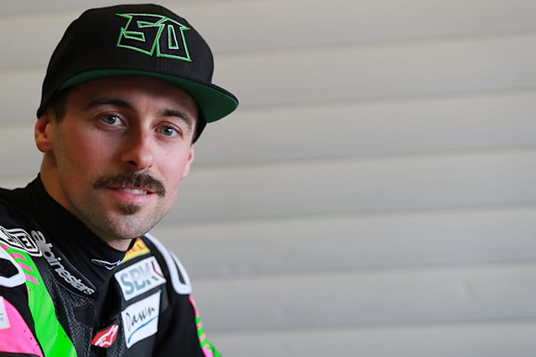 Ende November testet Eugene Laverty erstmals die BMW
