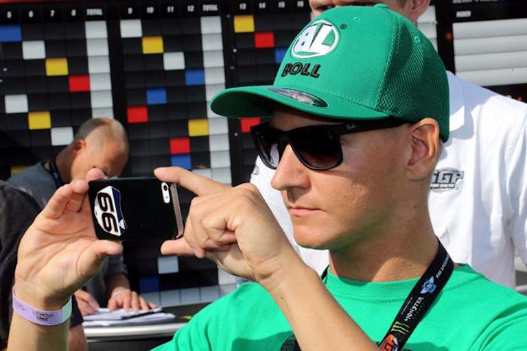 Fredrik Lindgren gab ein beeindruckendes Grasbahn-Debüt