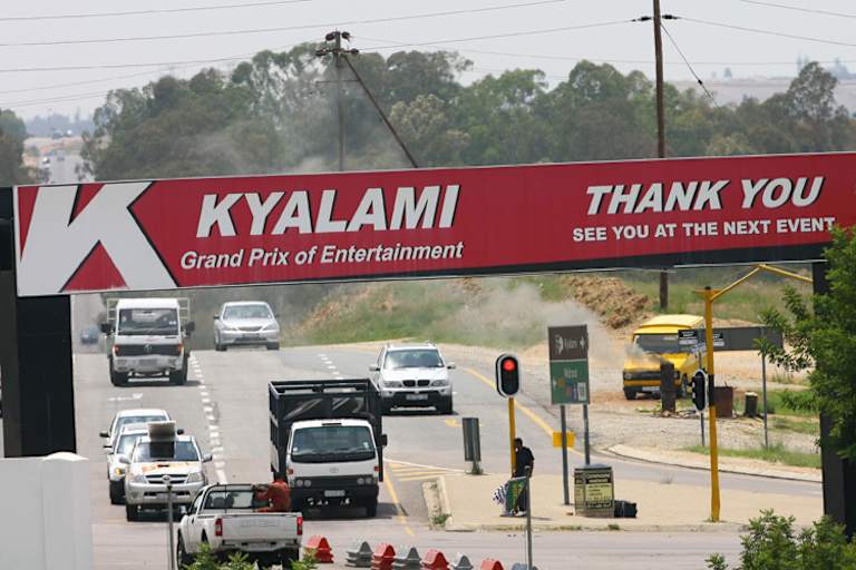 Zurück in Kyalami