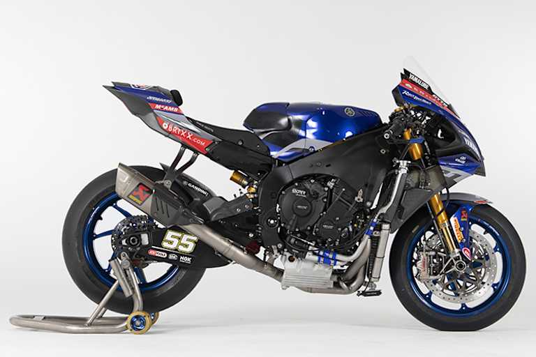 Die Yamaha R1 gestrippt