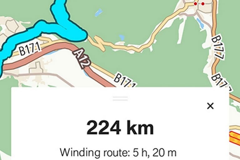 Jetzt auch in der BMW Motorrad Connected App: Funktion kurvenreiche Strecke