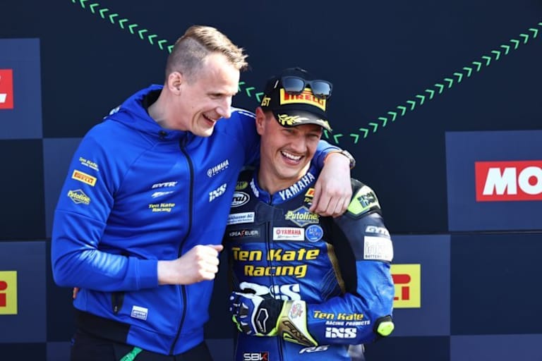 Kervin Bos und Dominique Aegerter