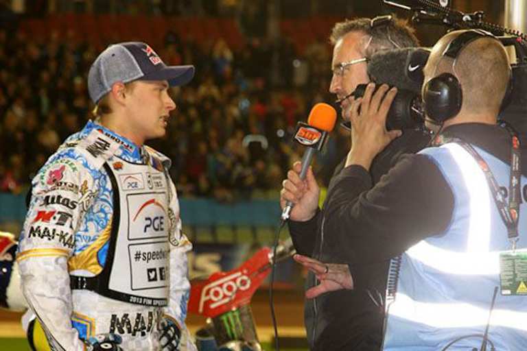 Die TV-Produktion des Speedway-GP ist hochprofessionell