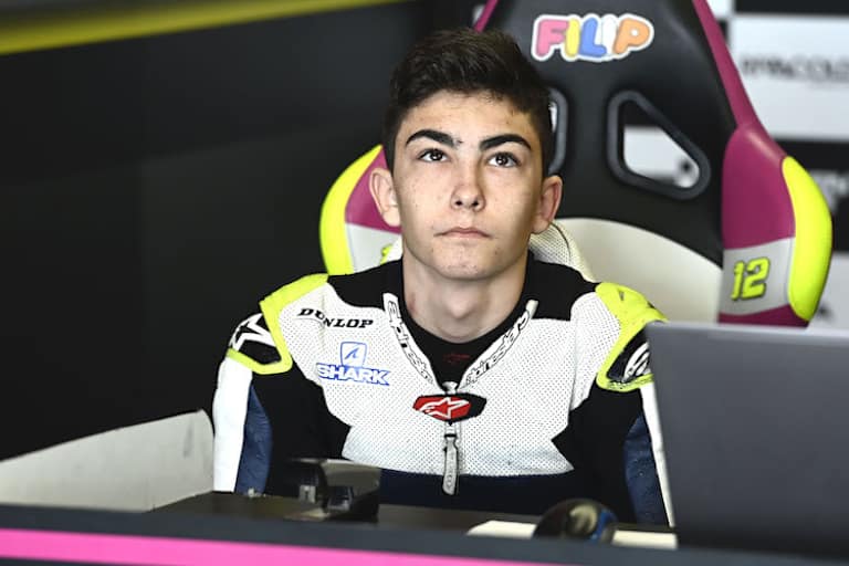 Adrián Fernández 2021 als Permanentstarter in der Moto3-WM.