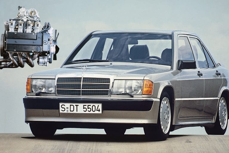Serienmäßig sportlich: Sondermodell Mercedes 190E samt 2.3-16V Motor