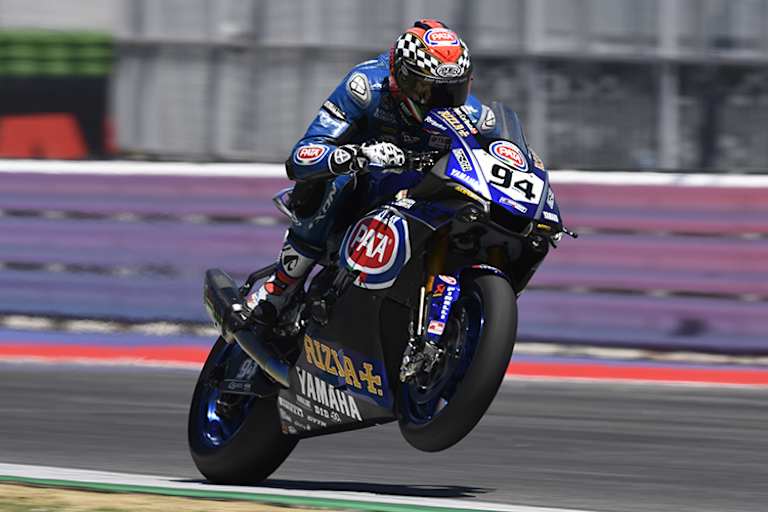 Yamaha-Testfahrer Niccolo Canepa