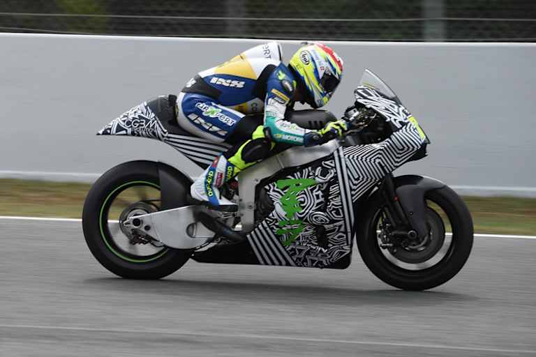 Dominique Aegerter auf der Akira-Kawasaki