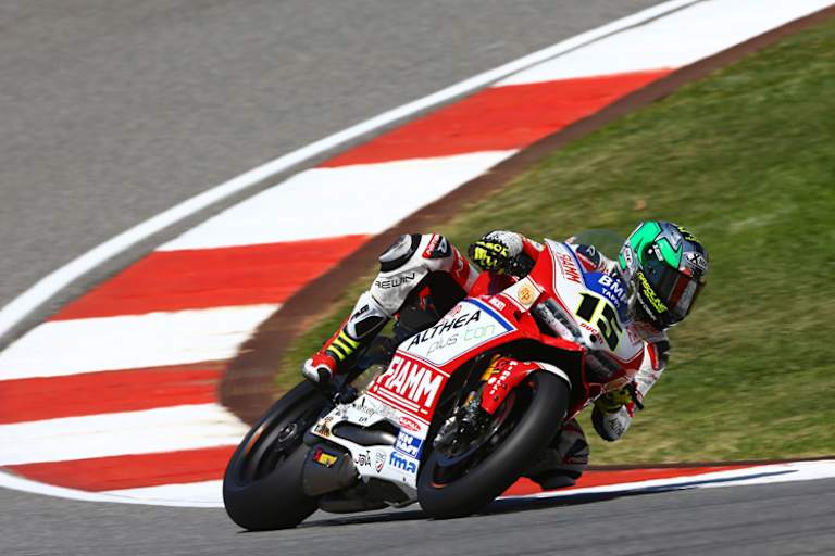 Matteo Baiocco war am Montagmorgen bester Ducati-Fahrer