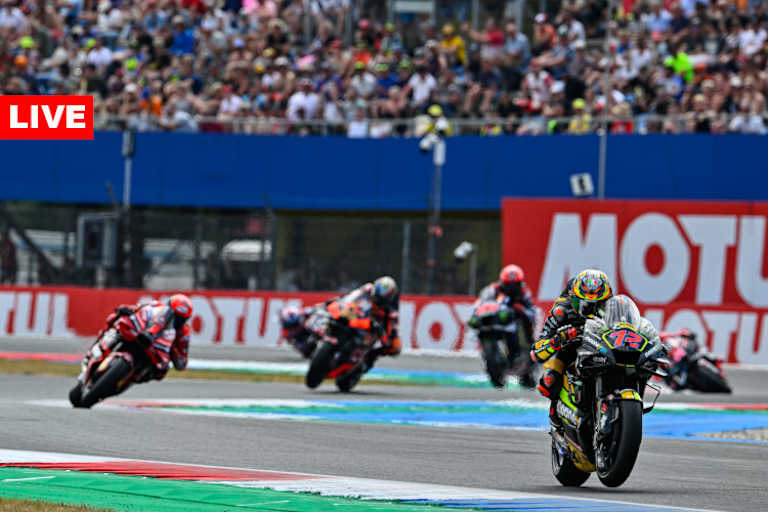 Im Sprint lag Marco Bezzecchi noch vor Bagnaia