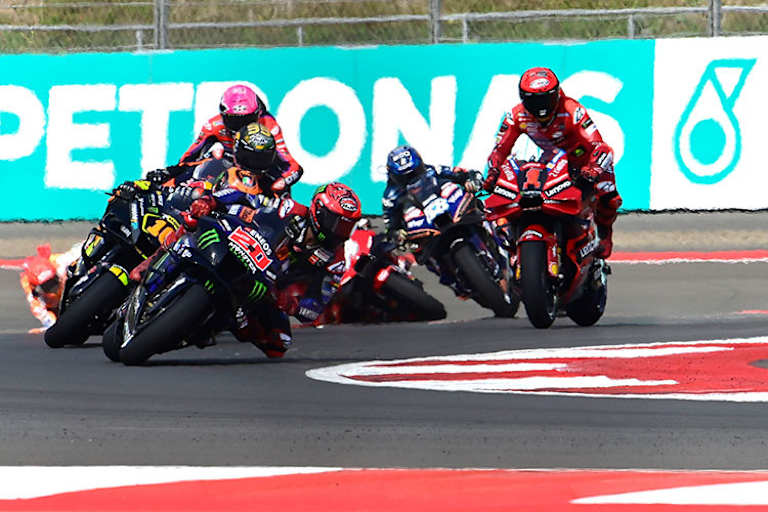 Mandalika-GP: Fabio Quartararo (Yamaha) eroberte zum dritten Mal 2023 den 3. Platz