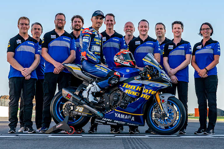 Ten Kate Yamaha fährt auch 2020 nur mit Loris Baz (auf dem Bike)