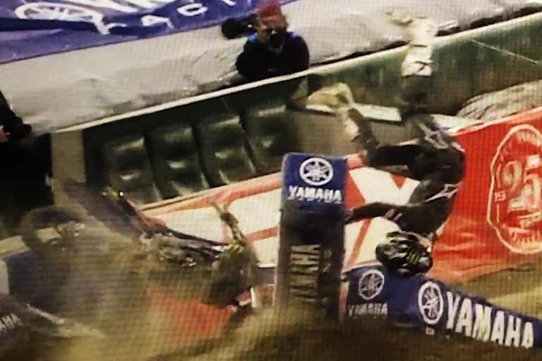 Tabellenführer Eli Tomac flog heftig ab