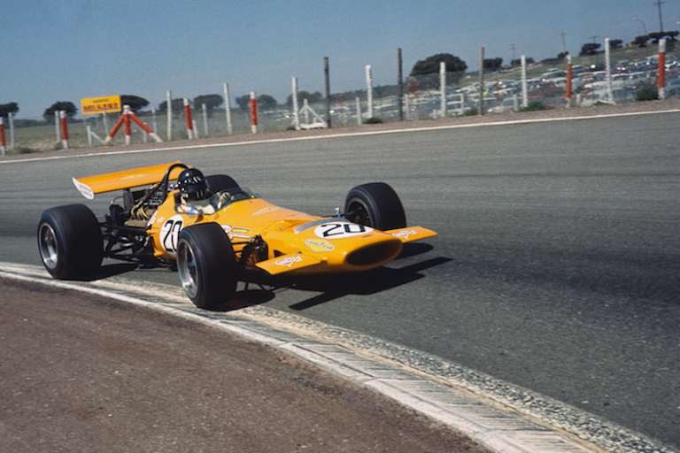 Andrea de Adamich mit seinem McLaren-Alfa in Jarama 1970
