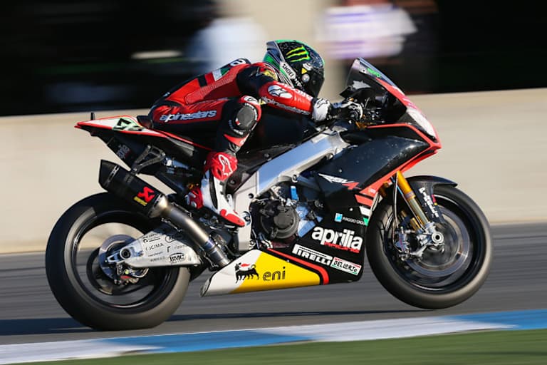 «Als es wärmer wurde, hatte ich keinen Grip mehr» erklärte Eugene Laverty