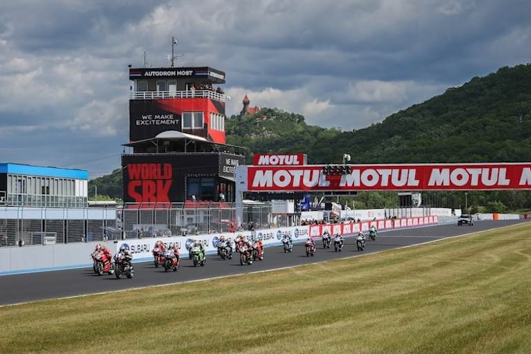 Die Superbike-WM gastierte zum fünften Mal in Most