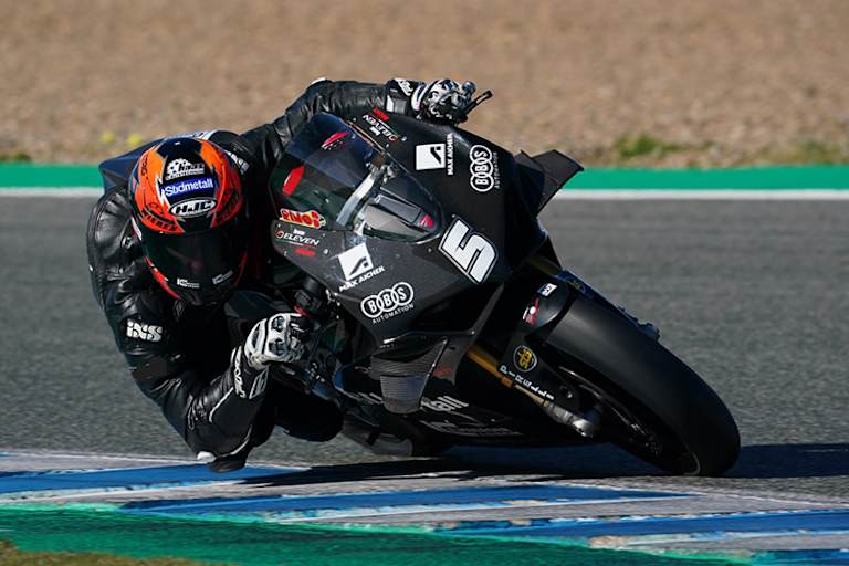 Philipp Öttl bei seiner Ducati-Premiere