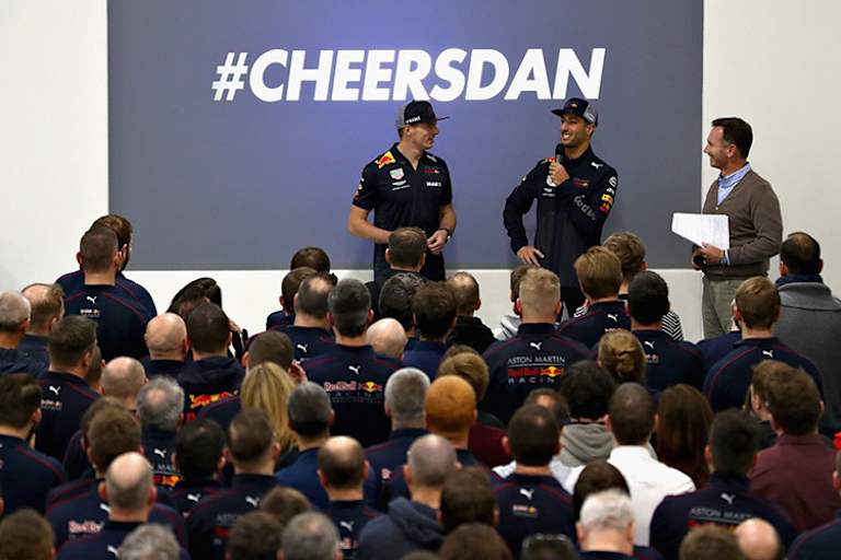 Daniel bei seiner Abschiedsrede