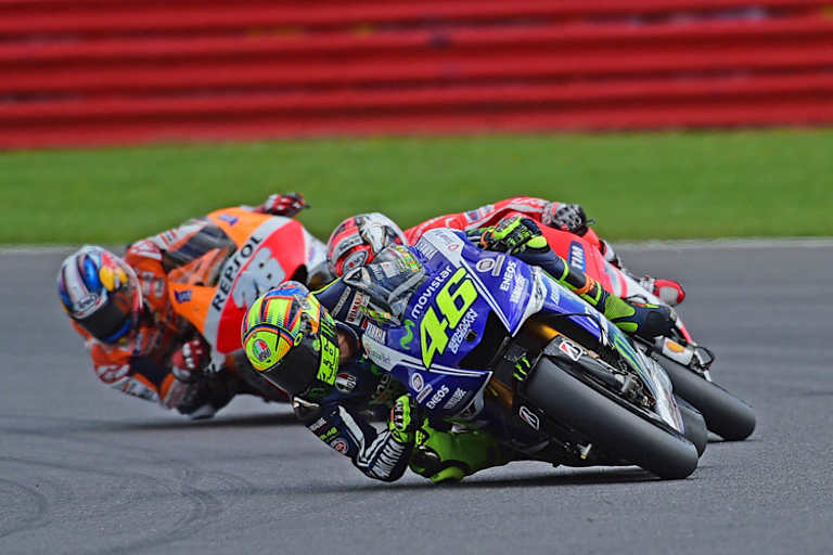 Valentino Rossi (46) fuhr auf Rang 3