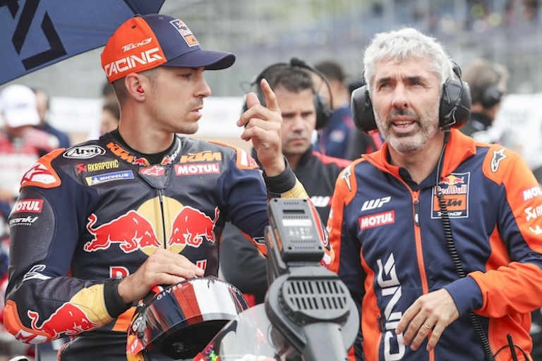 Ein gutes Team: Maverick Vinales und Manuel Cazeaux