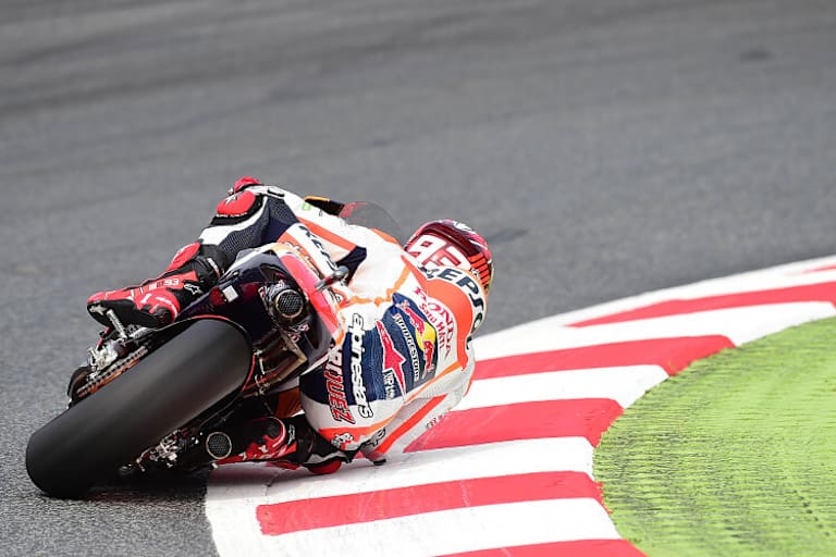 Márquez mit der RC213V in Barcelona