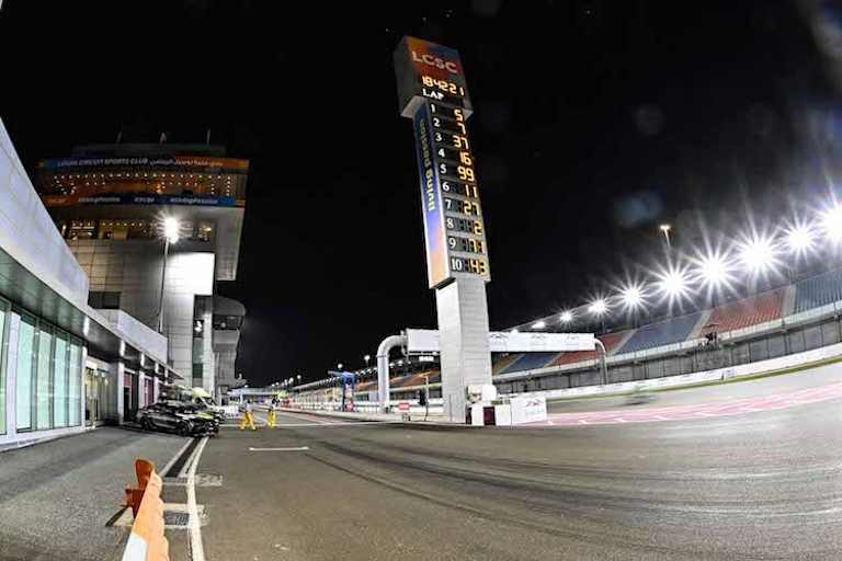 Das Rennen wird als Nacht-GP ausgetragen 